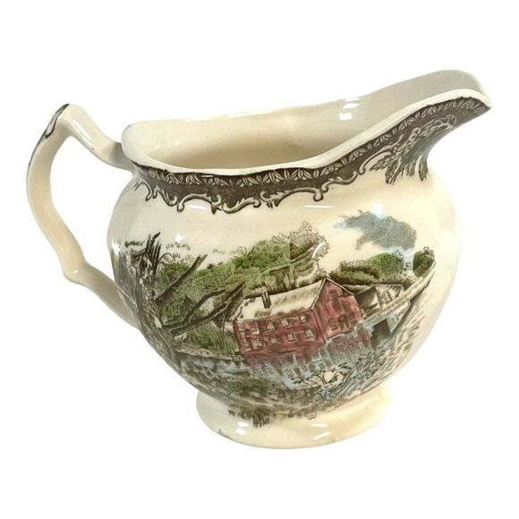 Johnson Brothers' The Friendly Village Collection Old Mill Creamer Milk Pitcher - Picture 2 of 8